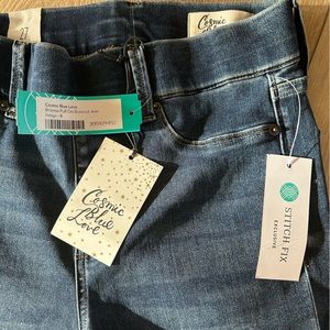 NWT Cosmic Blue Love - super soft stretchy jeans